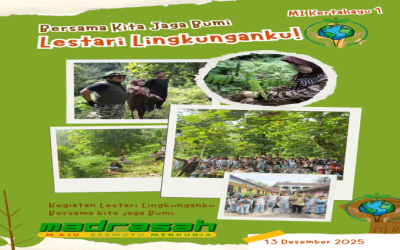 Gerakan Aksi Nyata : Cintai Lingkunganku Bersama Kita Jaga Bumi - MI Kertahayu 1